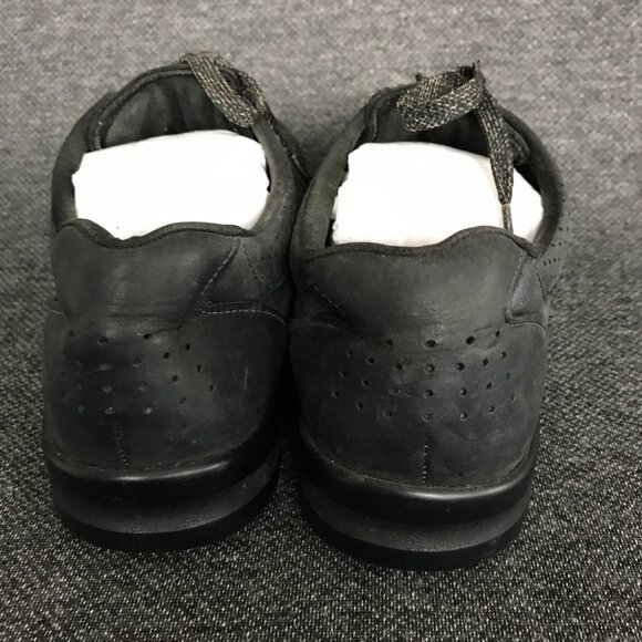 SAS Walk Easy Nero Black Leather Comfort Walking Shoes Sneakers Womens Size 12 - Picture 5 of 11